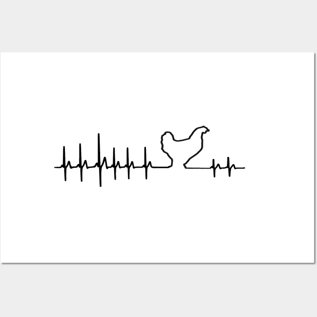 Heartbeat Chicken EKG Wall Art by bearsmom42